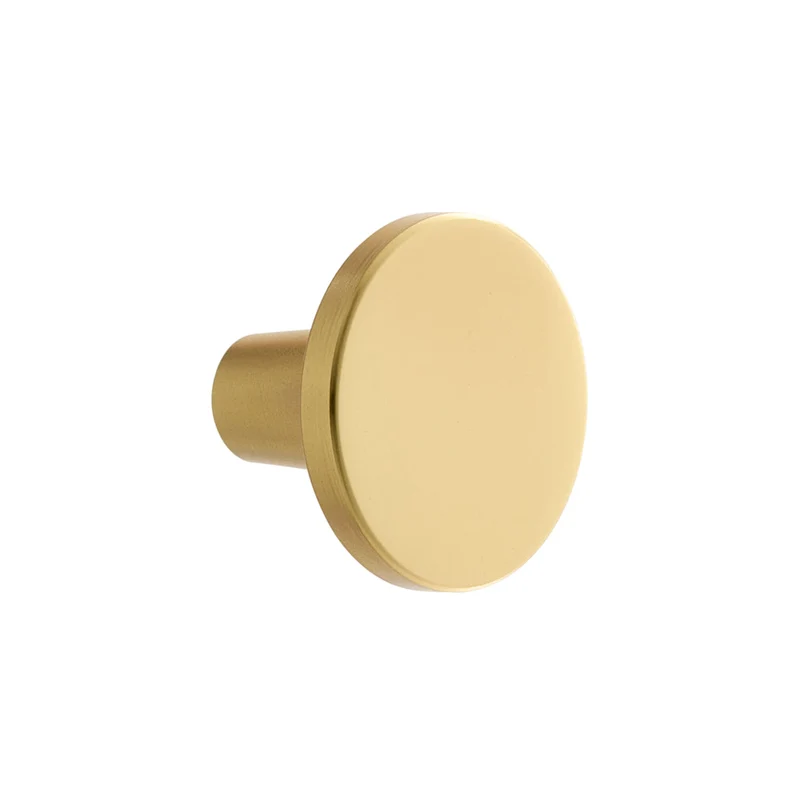 Vlakke knop messing - elfa®