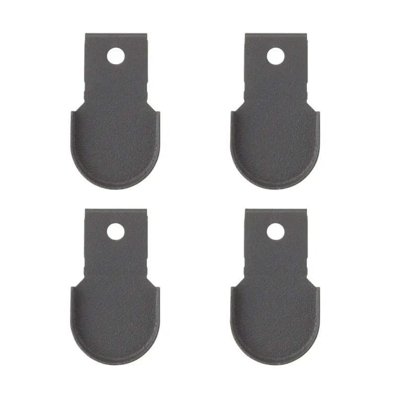 LED montageclips set van 4 matgrijs - Décor+ by Elfa
