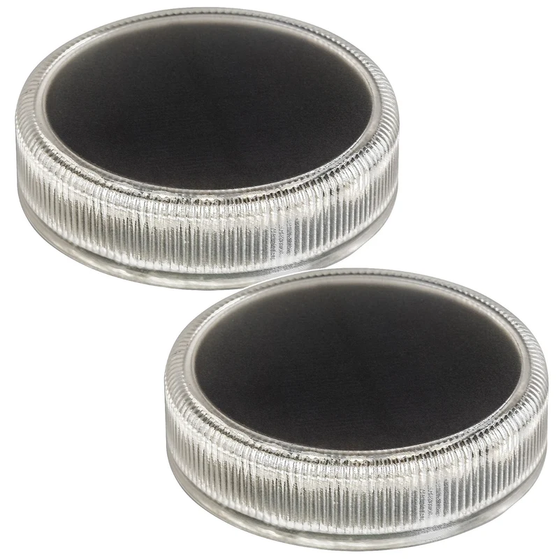 Trillo LED-Solarlampe 0,3 W, Dämmerungssensor, transparent, IP65, K 4000, 77175, 2 Stück