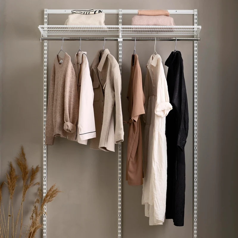 Elfa starterset 2 secties wit - Classic by Elfa