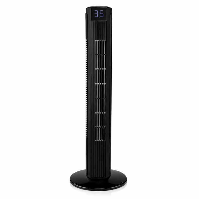 LTC-Säulenventilator, großes Display, integrierter Timer, mehrere Betriebsmodi, Fernbedienung mit einer Reichweite von bis zu 16 m, Leistung 45 W, LXWT28