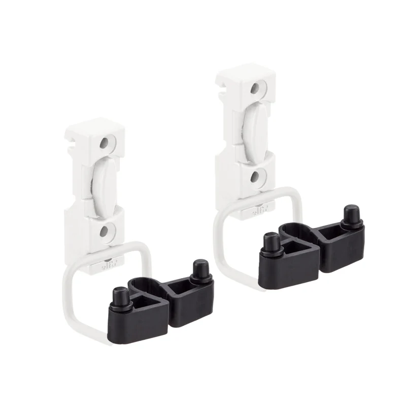 Kleine gereedschapshouder voor draagrail set van 2 wit - Classic by Elfa