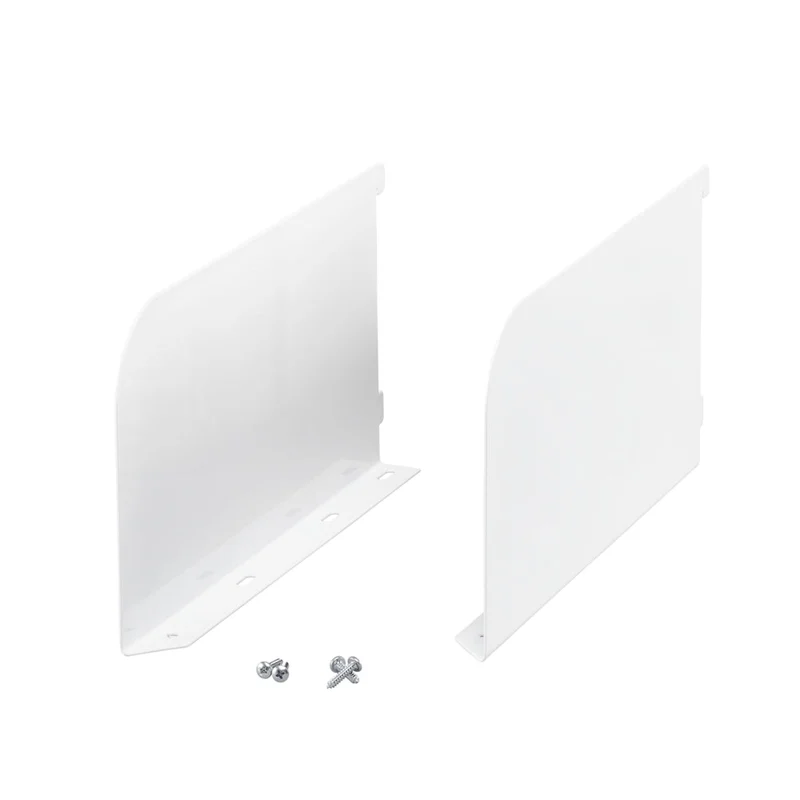 Eindplankdrager 30 cm per paar wit - Classic by Elfa