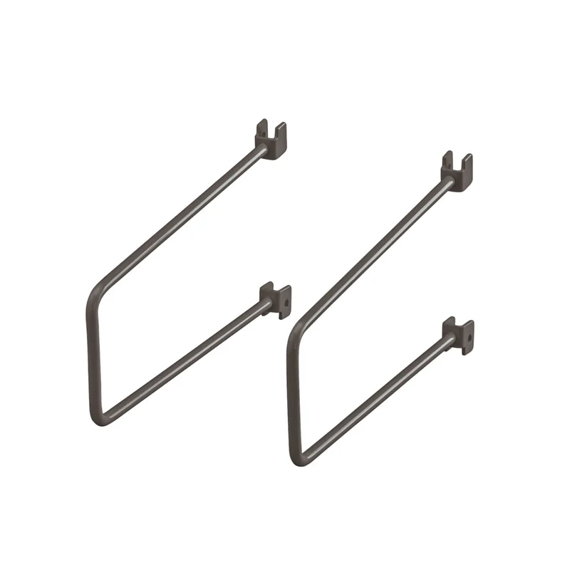 Boekensteun voor wandrail 200 mm set van 2 grafiet - Classic by Elfa