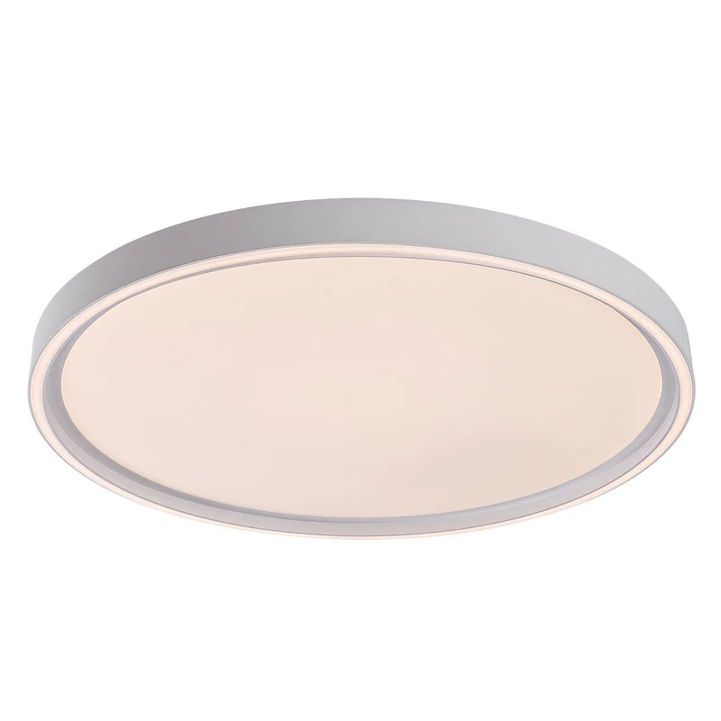 Rabalux Zerina Deckenleuchte, 54 W, IP40, weiß, 3000–6500 K, Speicherfunktion, mit Fernbedienung, Timer-Funktion, Nachtlicht-Effekt, 75087