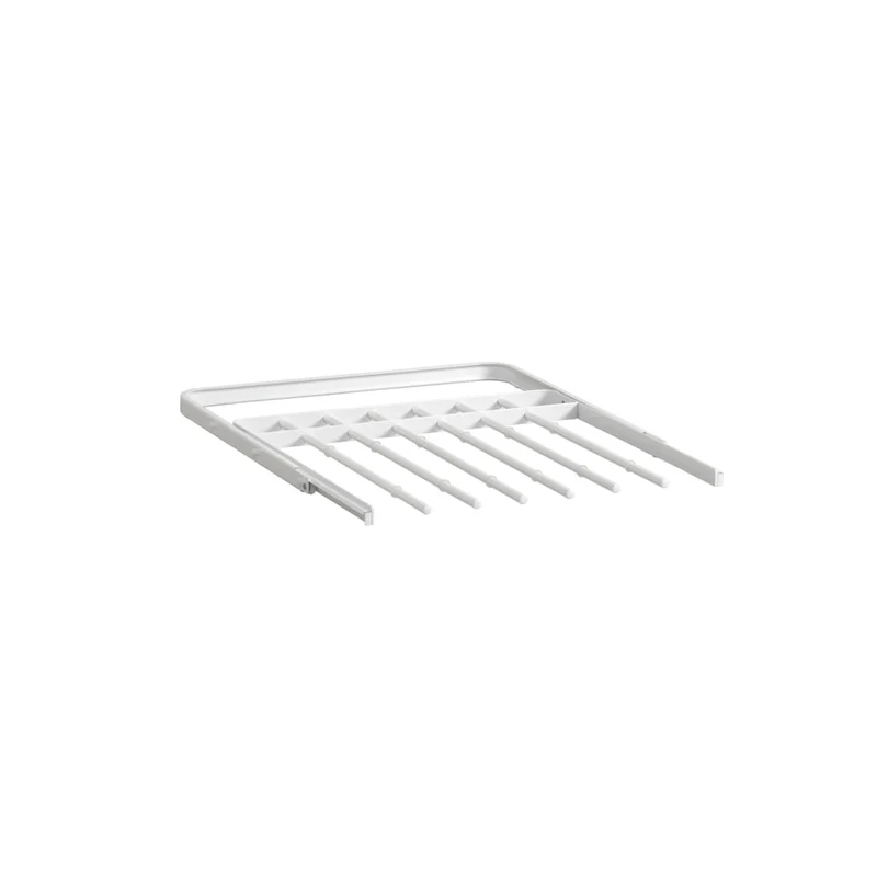 Uittrekbaar broekenrek 449 x 430 mm wit - Classic by Elfa