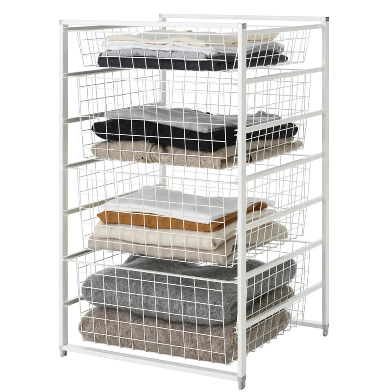 Ladesysteemset draad mini 74/45 wit - Classic by Elfa