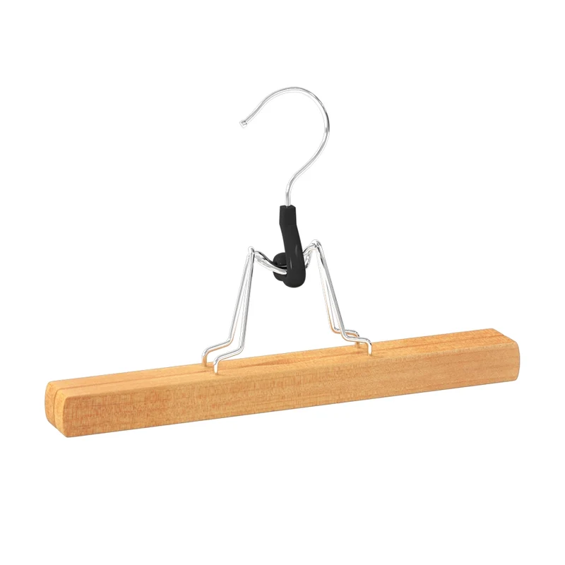 Holzkleiderbügel mit Clip Five®