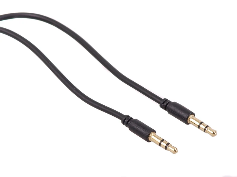 Maclean MCTV-815 Klinke 3,5mm Stecker-Stecker Kabel 1,5m schwarz