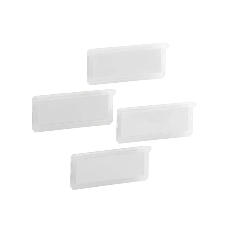 Labelhouder set van 4 transparant - Classic by Elfa