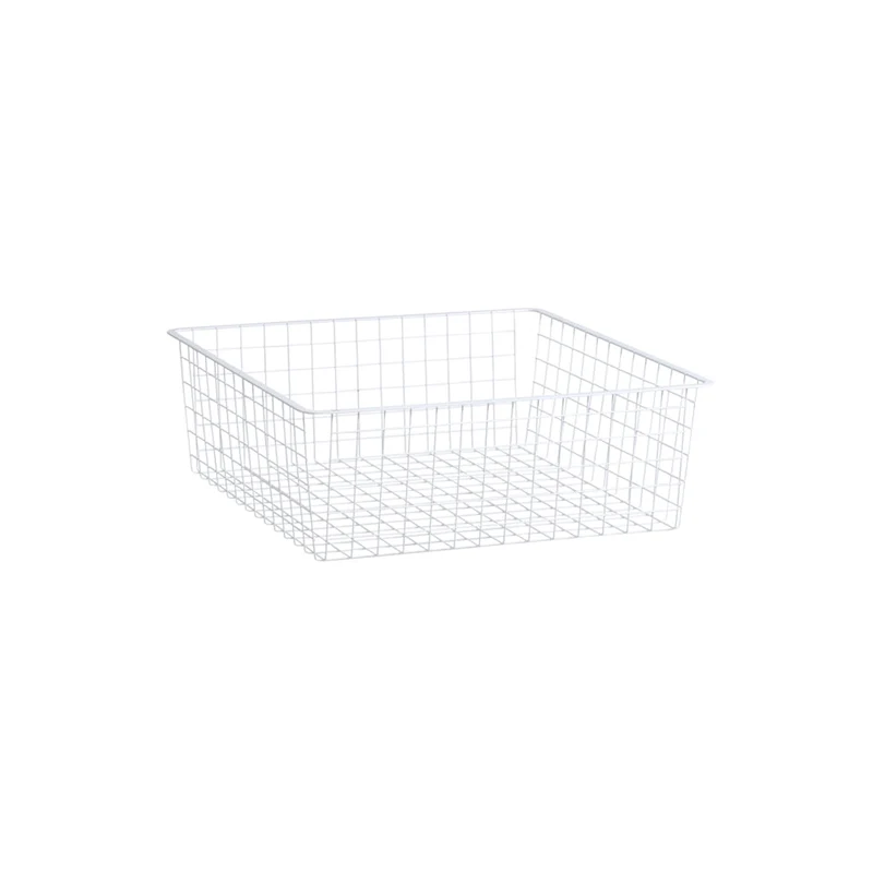 Draadmandlade 527 x 527 x 185 mm wit - Classic by Elfa