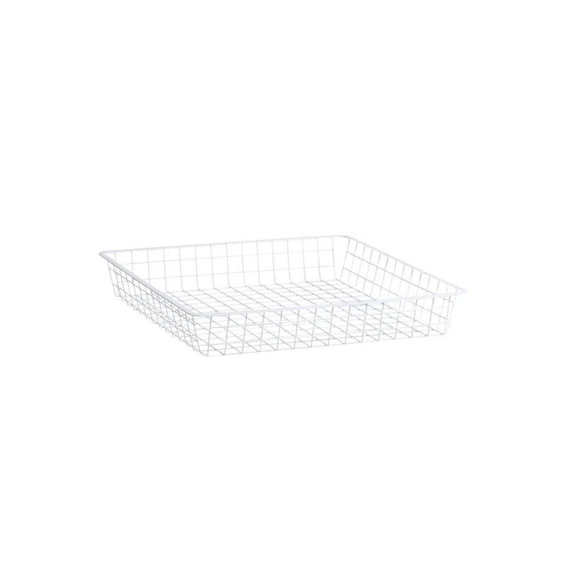 Draadmandlade 527 x 527 x 85 mm wit - Classic by Elfa