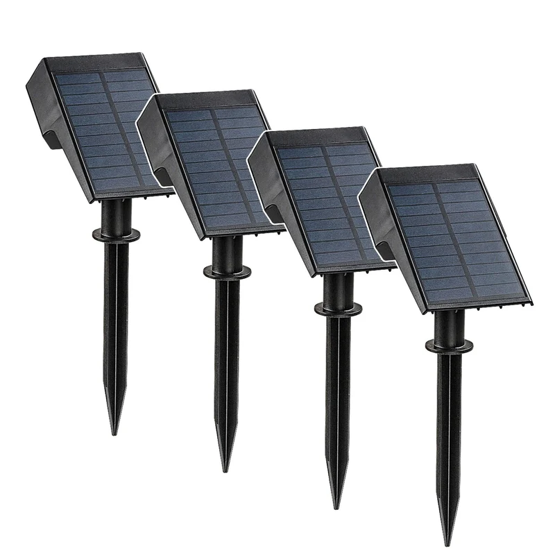 Rabalux Nantes Solarlampe, 50 LM, IP65, schwarz, LED 0,5 W, 77088, 4 Stück