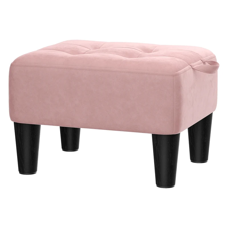 Sitzhocker mit weicher Polsterung für Wohnzimmer und Schlafzimmer