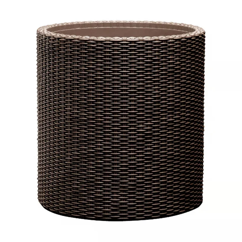 Keter Blumentopf, rund, Durchmesser 36 cm, Bronze, Cylinder Planter M