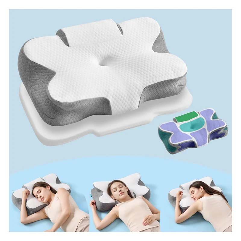 Ergonomisches Nackenkissen aus Memoryschaum