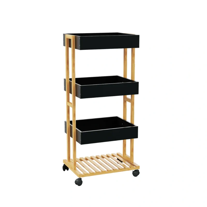 houten trolley badkamer of keuken Five®