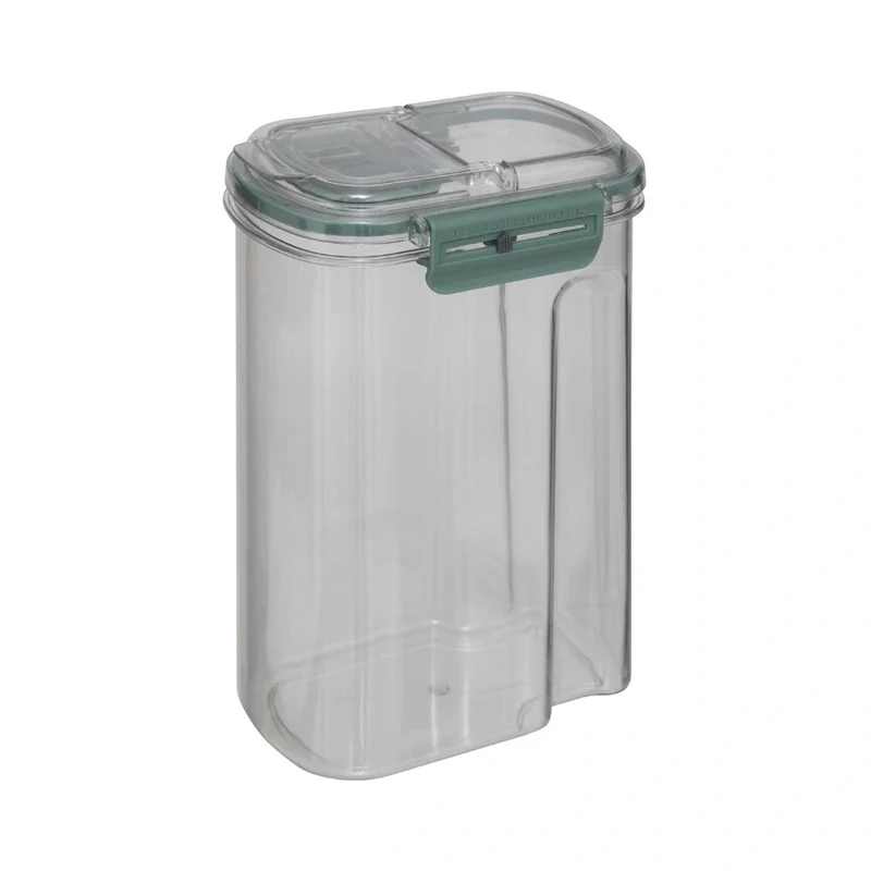 Luchtdichte voorraadbus 1.6 liter met datumaanduiding en schenkdop Five®