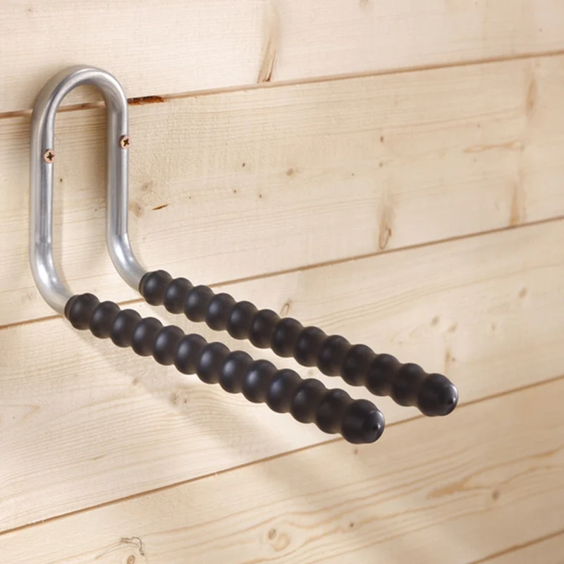 Doppelhaken mit gerippter Anti-Rutsch-Hülle 40 cm tief Mottez