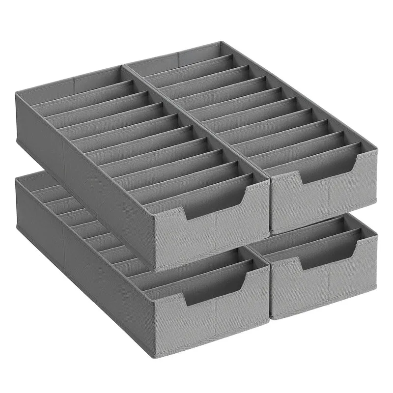 SONGMICS Unterwäsche-Organizer 4er Set