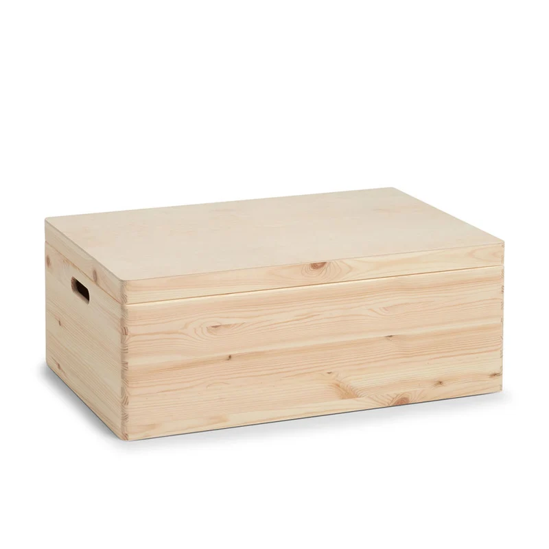Holzkiste mit Deckel 60x40x24 cm Zeller