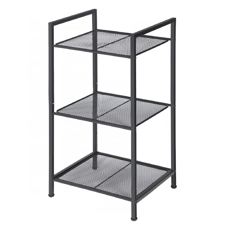 Standregal aus Metall mit 3 Ebenen