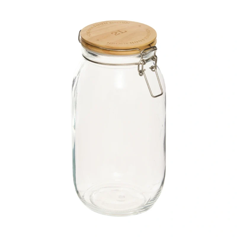 Vorratsglas Holzdeckel 2 Liter Five®
