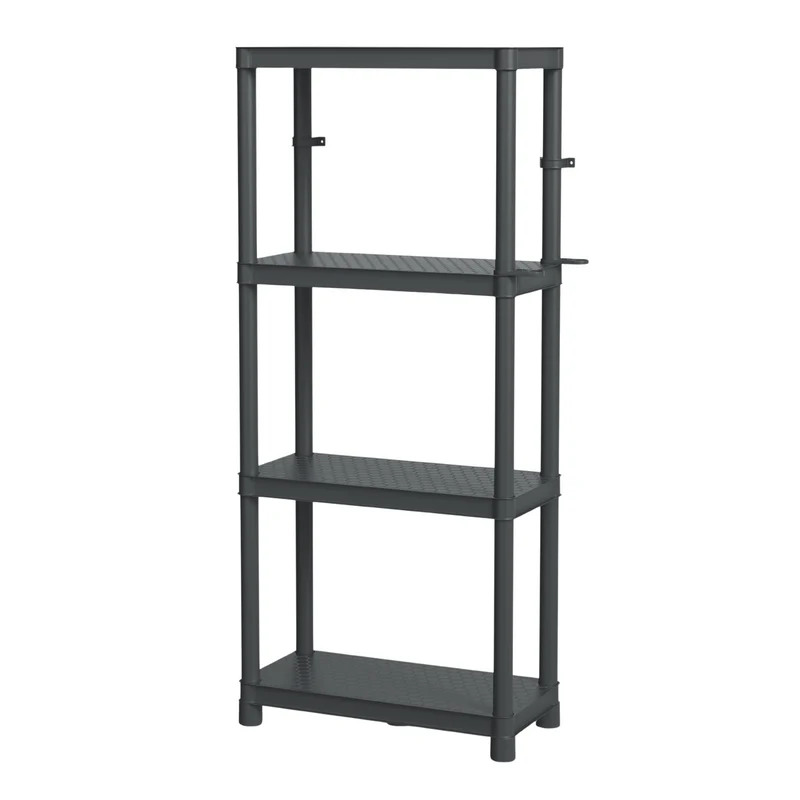 Regal Stackaro Solid 60 Kistenberg, max. Gesamtbelastung 185 kg, 4 Regalböden, Wandmontage, KSS60L4HD-S411