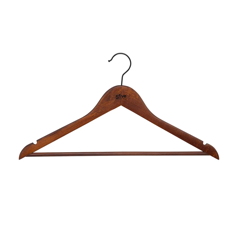Industrielle Kleiderbügel aus Holz, 2 Stück, Five®