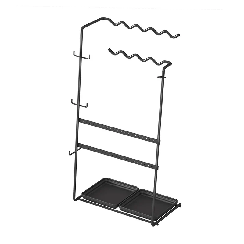 Schmuckständer Metall schwarz Metaltex