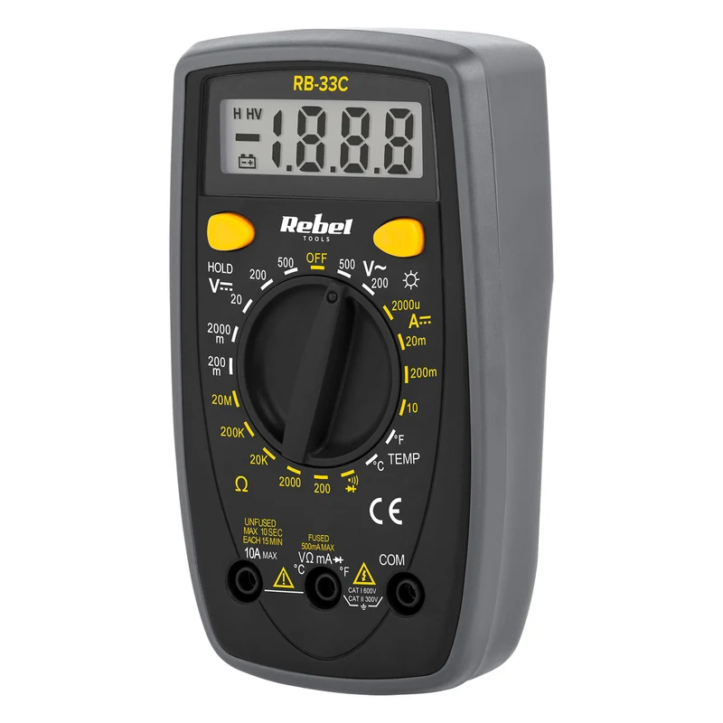 Präzises digitales Multimeter Rebel RB-33C