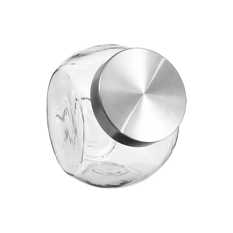 Vorratsdose Glas 1,5 Liter mit Metalldeckel Five®