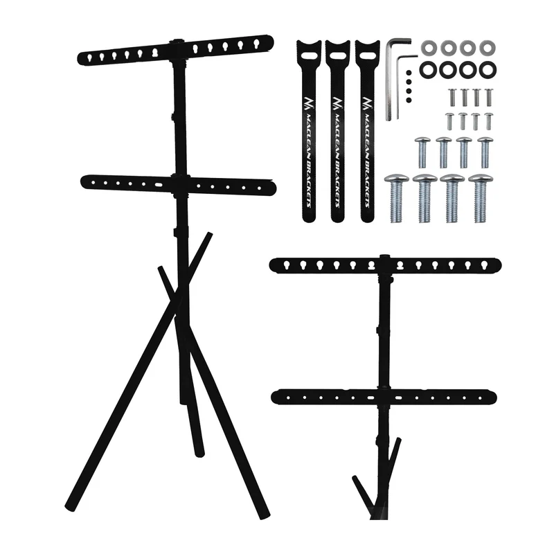 Maclean TV-Halterung / Bodenständer, 37–80", max. VESA 600×400, max. 60 kg, MC-182 B