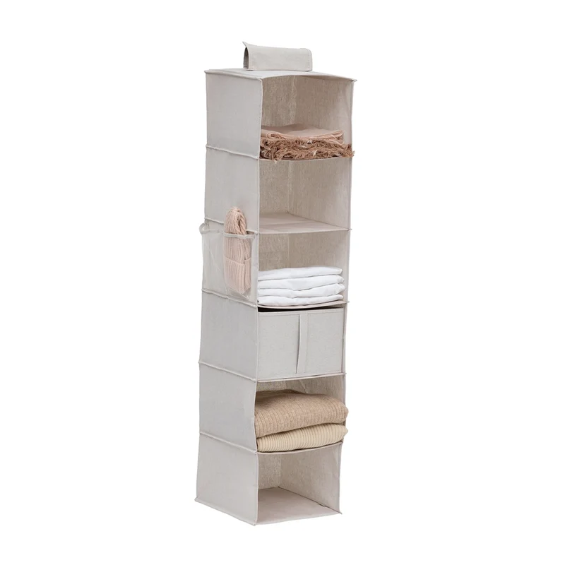 Kleiderschrank-Hängeorganisation mit 6 Fächern Five® - Dressy+