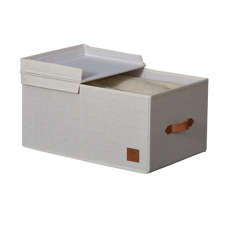 Aufbewahrungsbox beige Kleiderschrank groß Store It