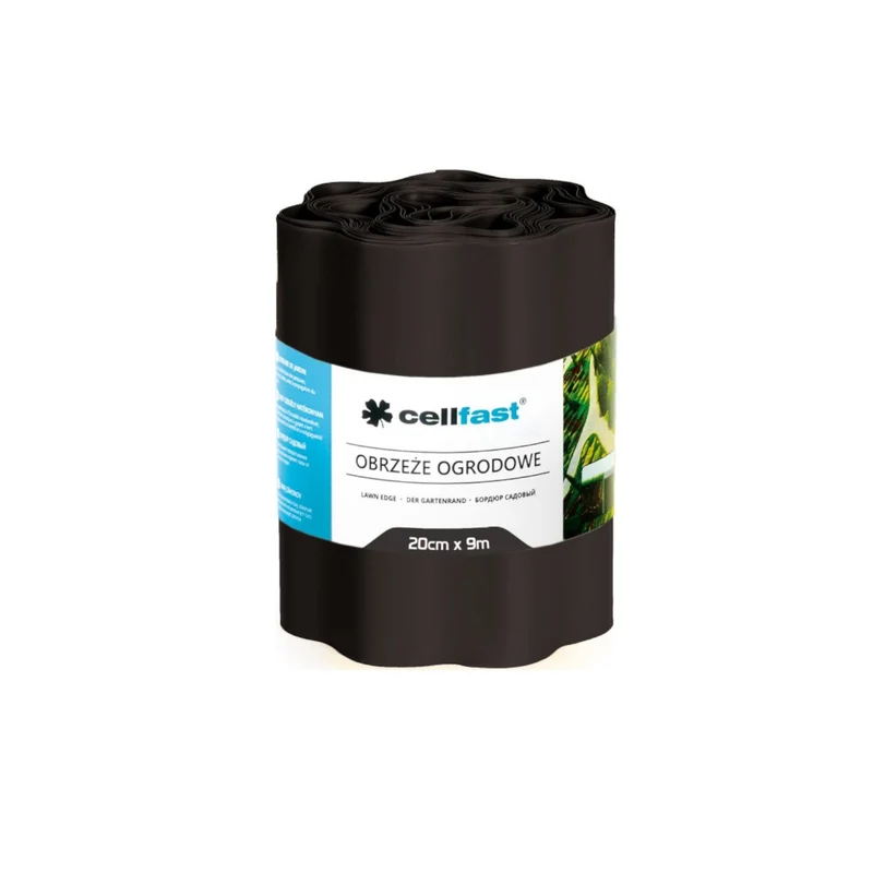 Gartenrand 20cm x 9m Cellfast schwarz