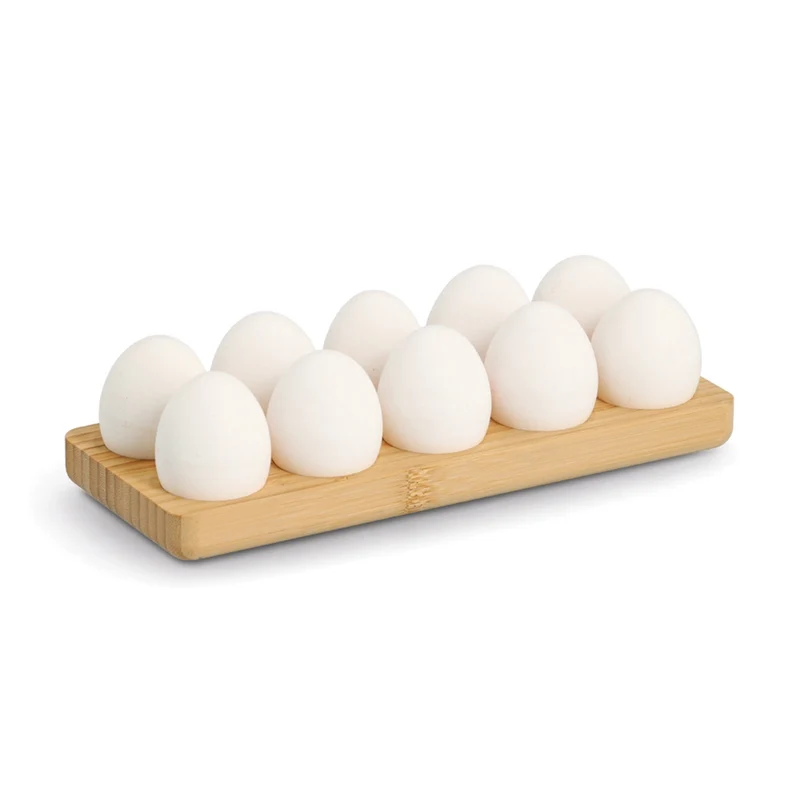 Bamboe eierhouder voor 10 eieren Zeller Present