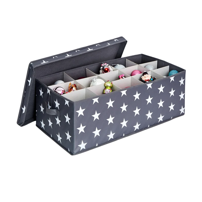 Weihnachtskugeln Aufbewahrungsbox Sterne 30 Kugeln Store It