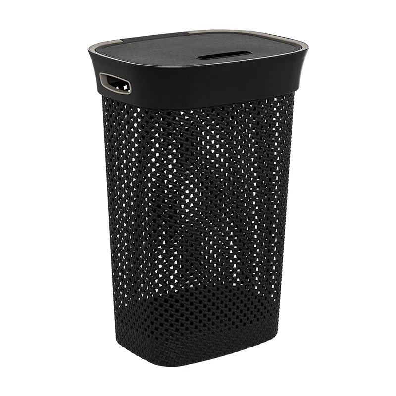 Kunststoff-Wäschekorb grau Five®