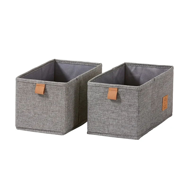 Schubladenkorb grau Kleiderschrank Store It