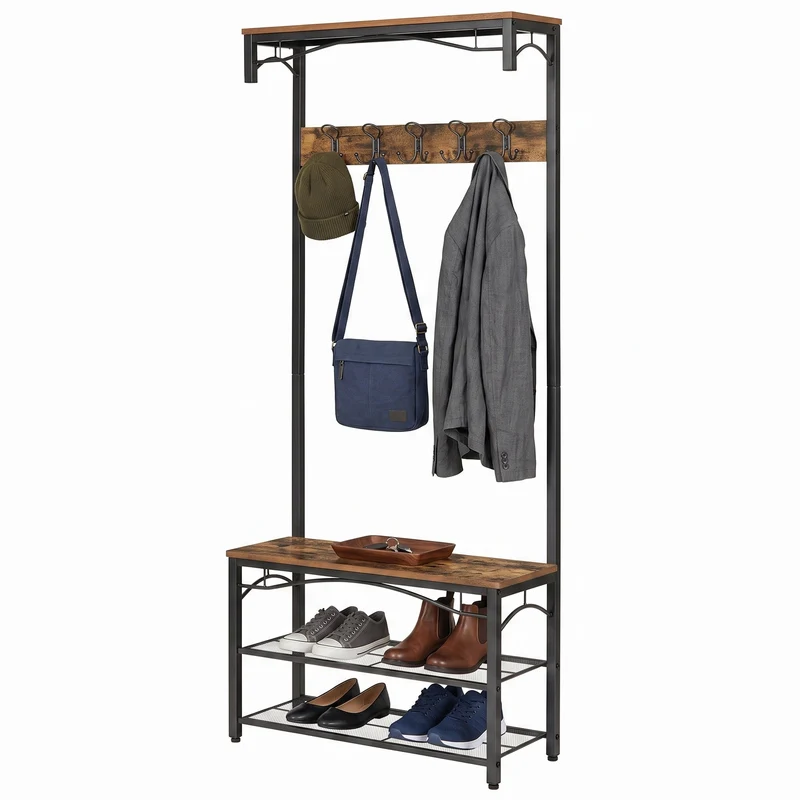 Industriestil Garderobe & Schuhregal