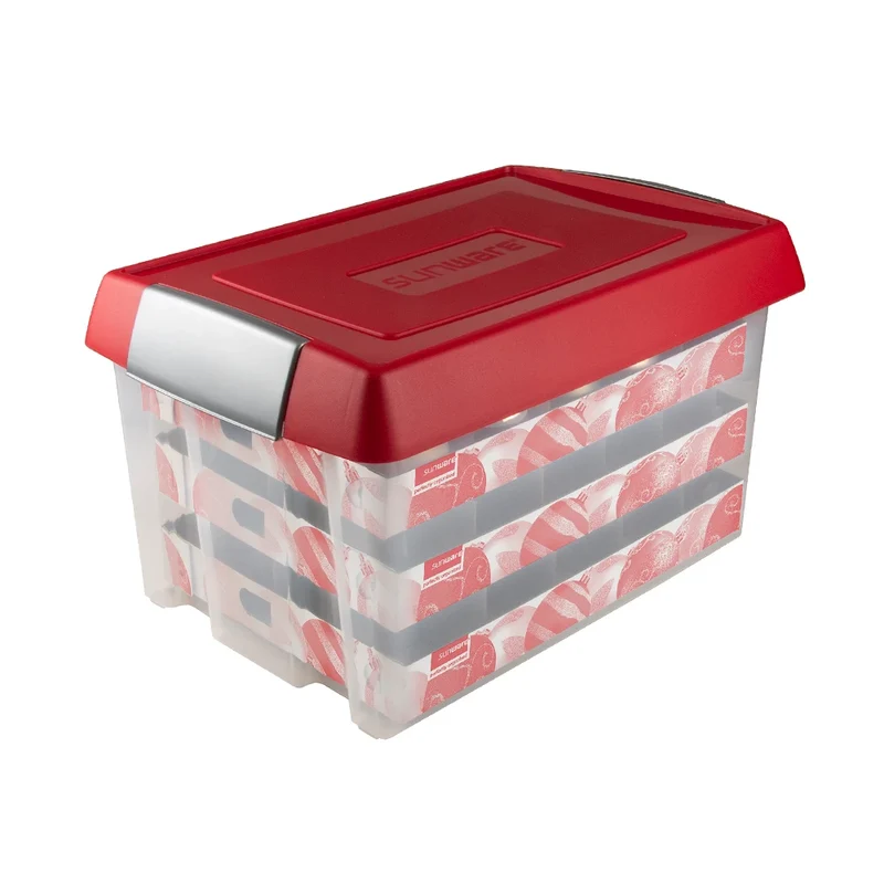 Aufbewahrungsbox Christbaumkugeln 60 Kugeln Sunware - Nesta