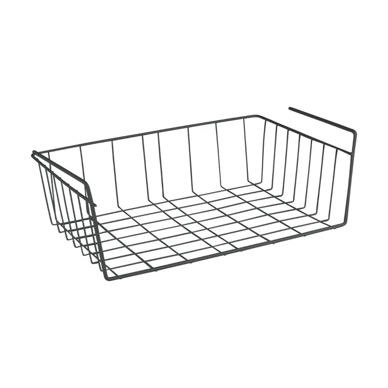 Hängekorb schwarz Metall 40 cm Metaltex