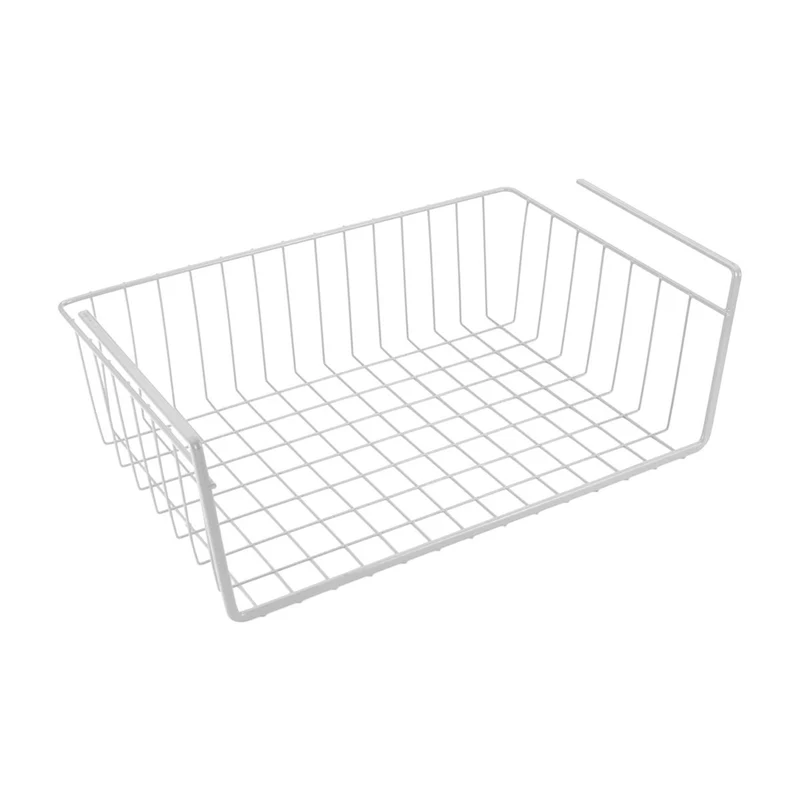 Hängekorb weiß Metall 40 cm Metaltex