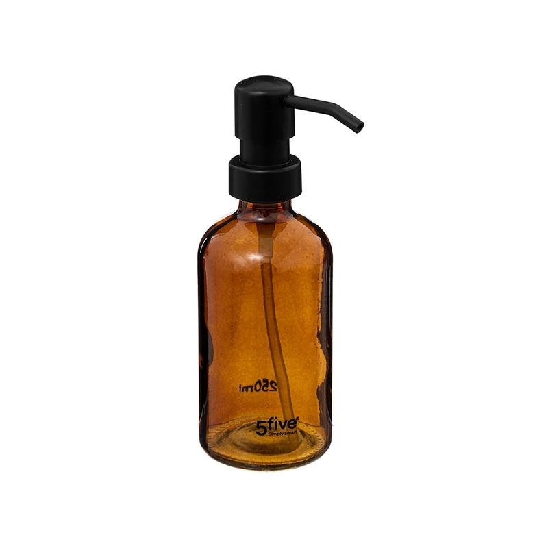 Braune Glas-Seifenpumpe Five®