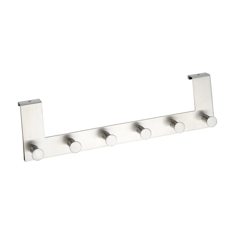 Türgarderobe 6 Haken für gefälzte Türen Wenko