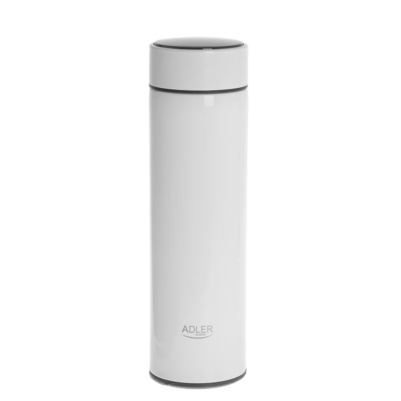Adler Thermoskanne, LED-Touchdisplay, Fassungsvermögen 473 ml, Farbe Weiß, AD 4506