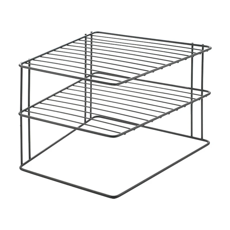 Schrankeinsatz Küche 2 Ebenen Metaltex - Black Edition
