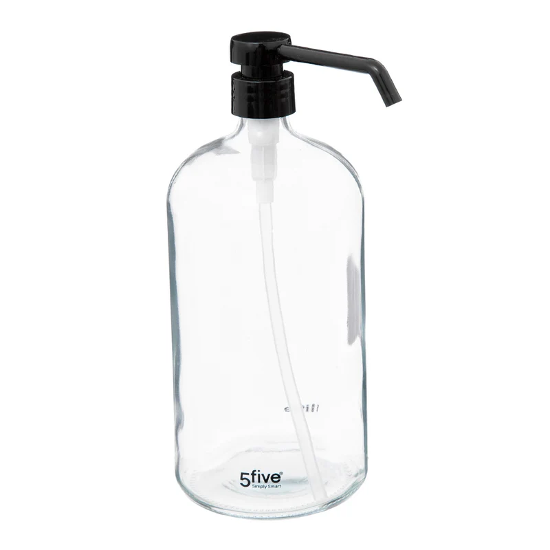 Transparenter Seifenspender aus Glas Five®