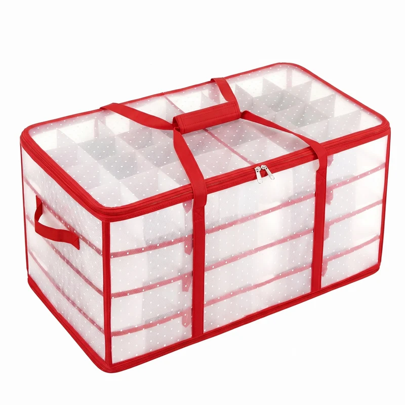 Aufbewahrungsbox für Weihnachtskugeln aus Kunststoff